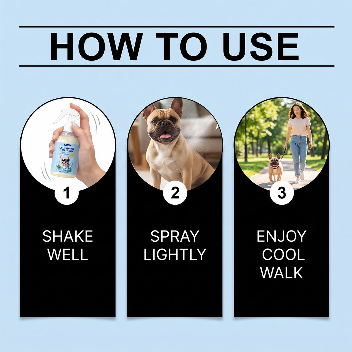 MaxandFriendsPets Pet Summer Care Spray for Dogs and Cats
