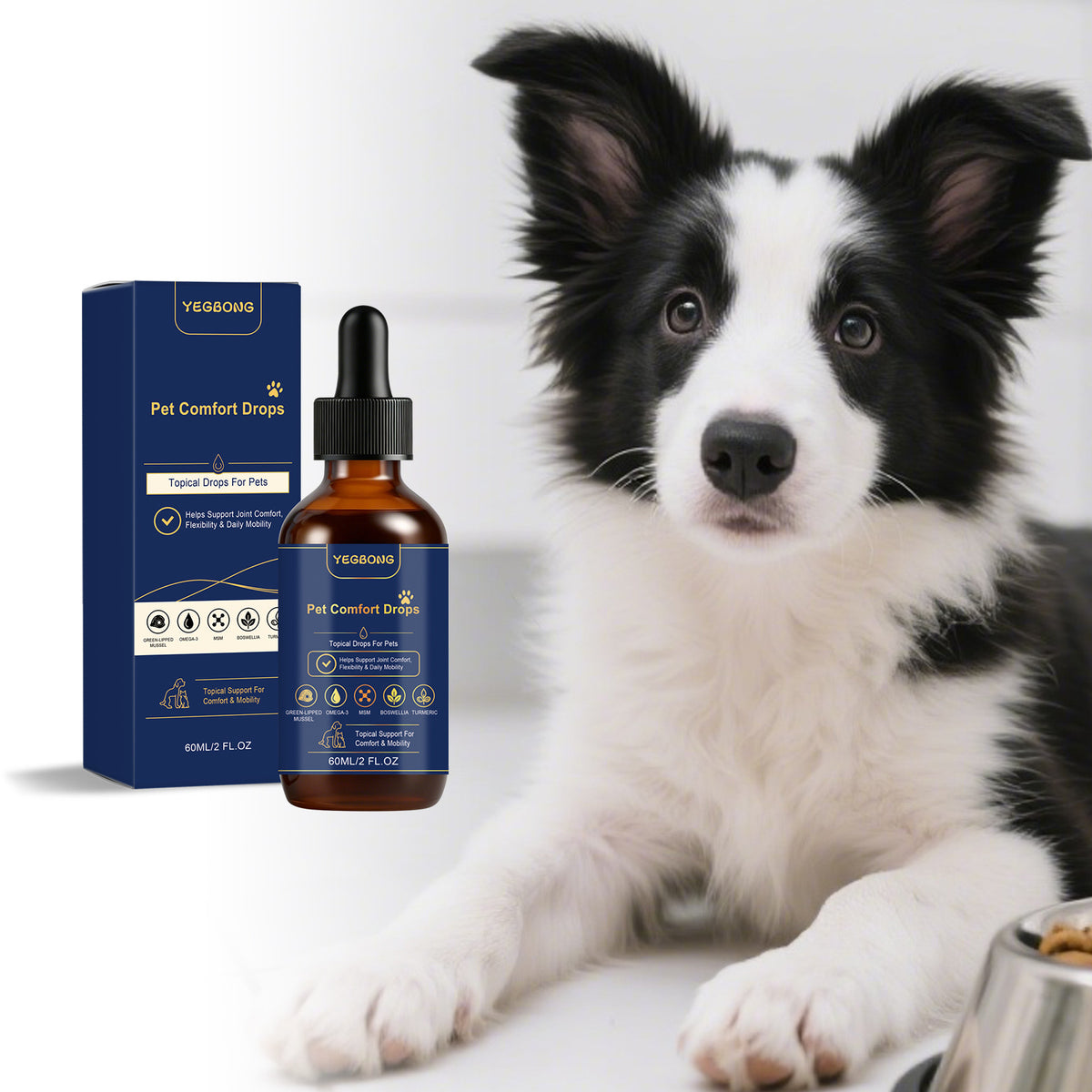 MaxandFriendsPets Pet Joint Care Drops for Dogs and Cats