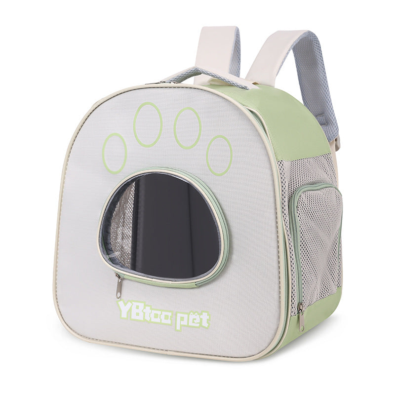 MaxandFriendsPets Portable Transparent Pet Carrier Bag for small pets