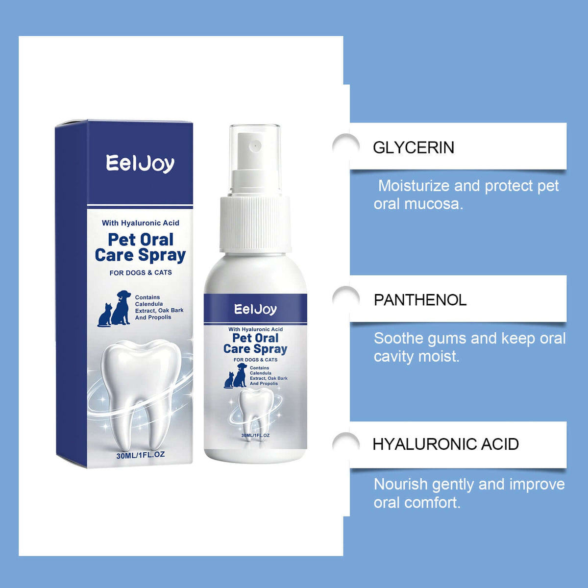 MaxandFriendsPets Pet Oral Care Spray for dogs and cats
