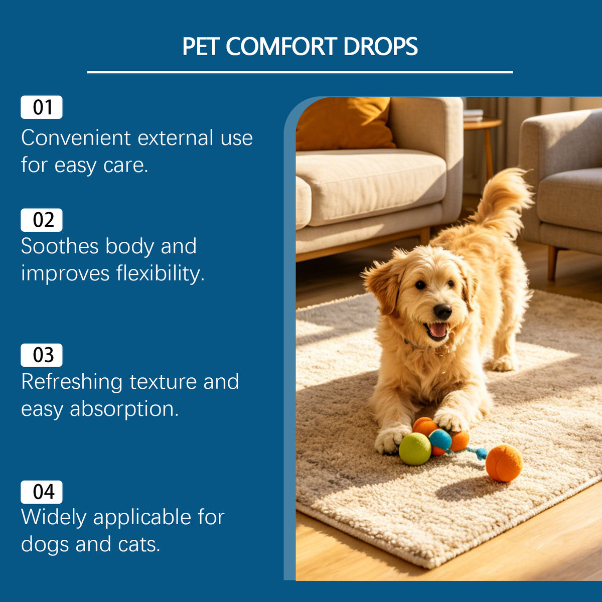 MaxandFriendsPets Pet Joint Care Drops for Dogs and Cats