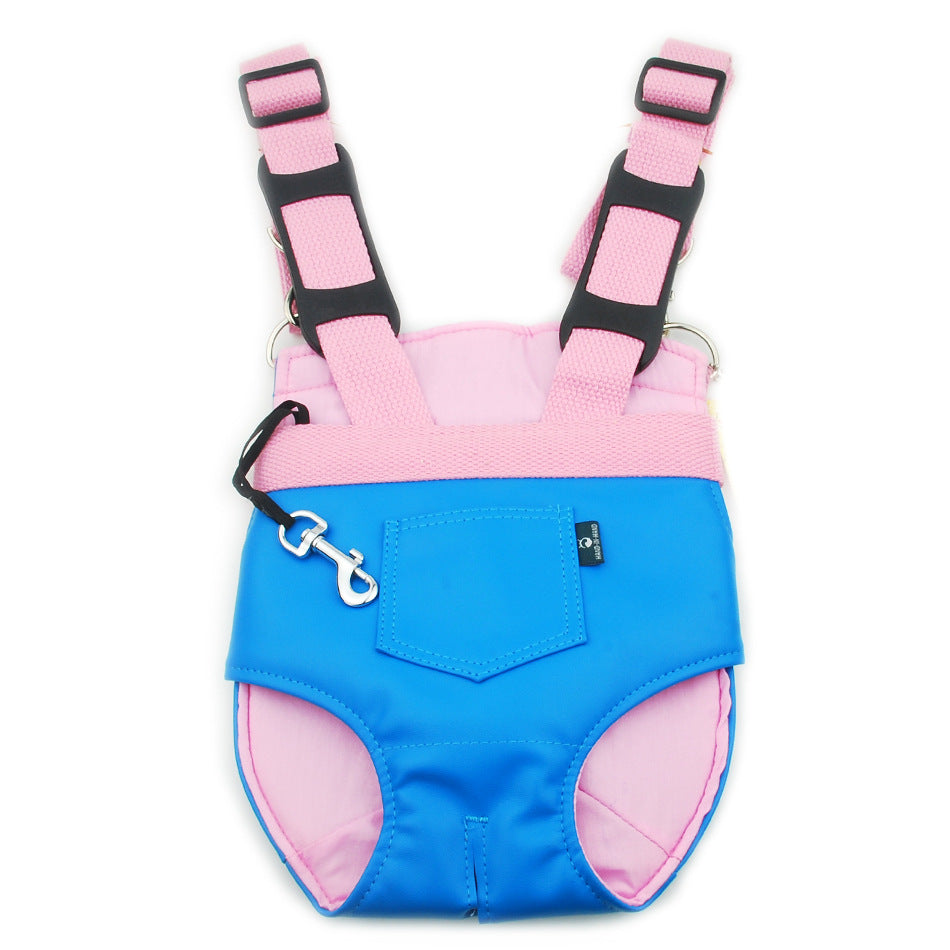MaxandFriendsPets Adjustable Pet Chest Bag for Outdoor Travel