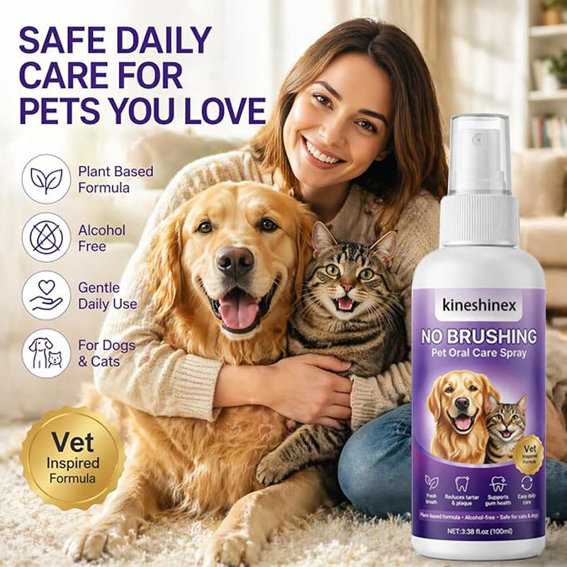 MaxandFriendsPets Breath Oral Care Spray for dogs and cats
