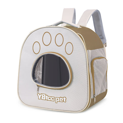 MaxandFriendsPets Portable Transparent Pet Carrier Bag for small pets