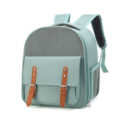MaxandFriendsPets Outdoor Portable Breathable Pet Backpack