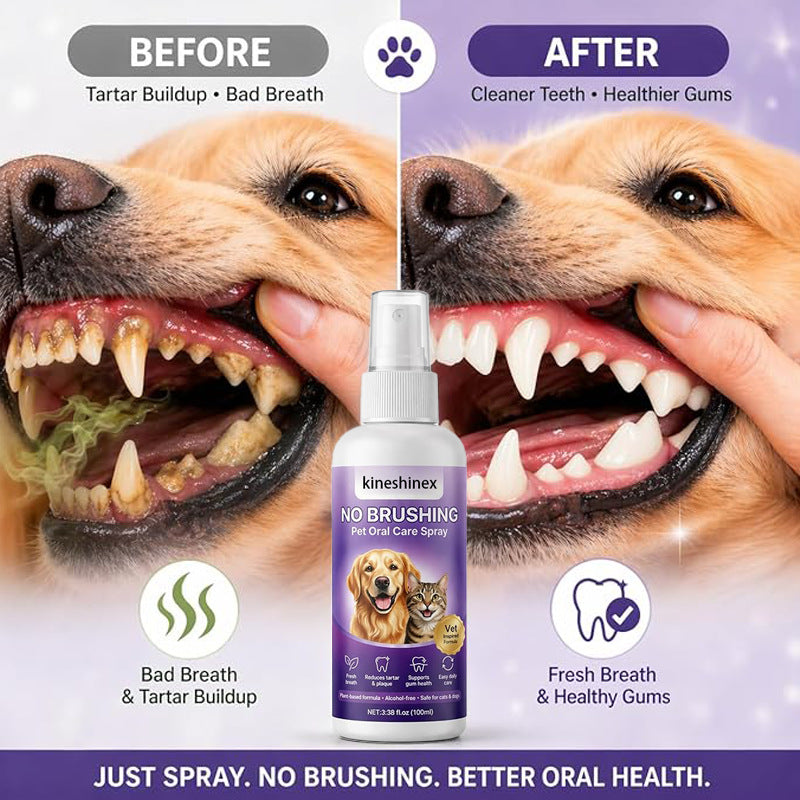 MaxandFriendsPets Breath Oral Care Spray for dogs and cats