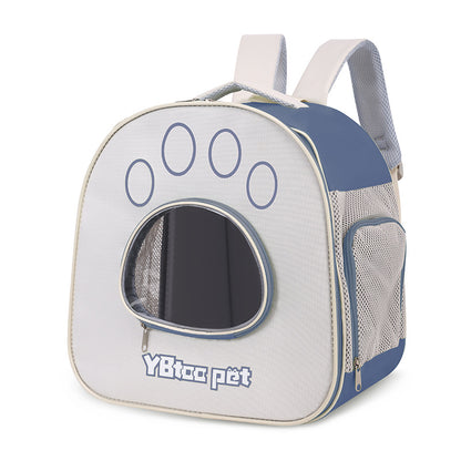 MaxandFriendsPets Portable Transparent Pet Carrier Bag for small pets