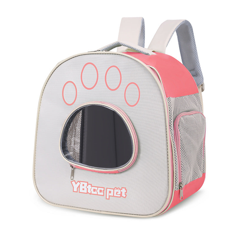 MaxandFriendsPets Portable Transparent Pet Carrier Bag for small pets