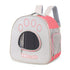 MaxandFriendsPets Portable Transparent Pet Carrier Bag for small pets