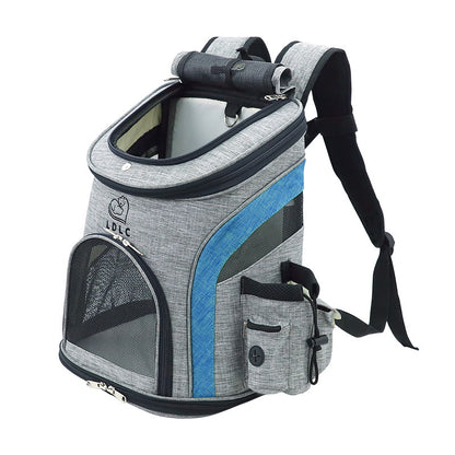 MaxandFriendsPets Portable Outdoor Pet Backpack for Small Pets