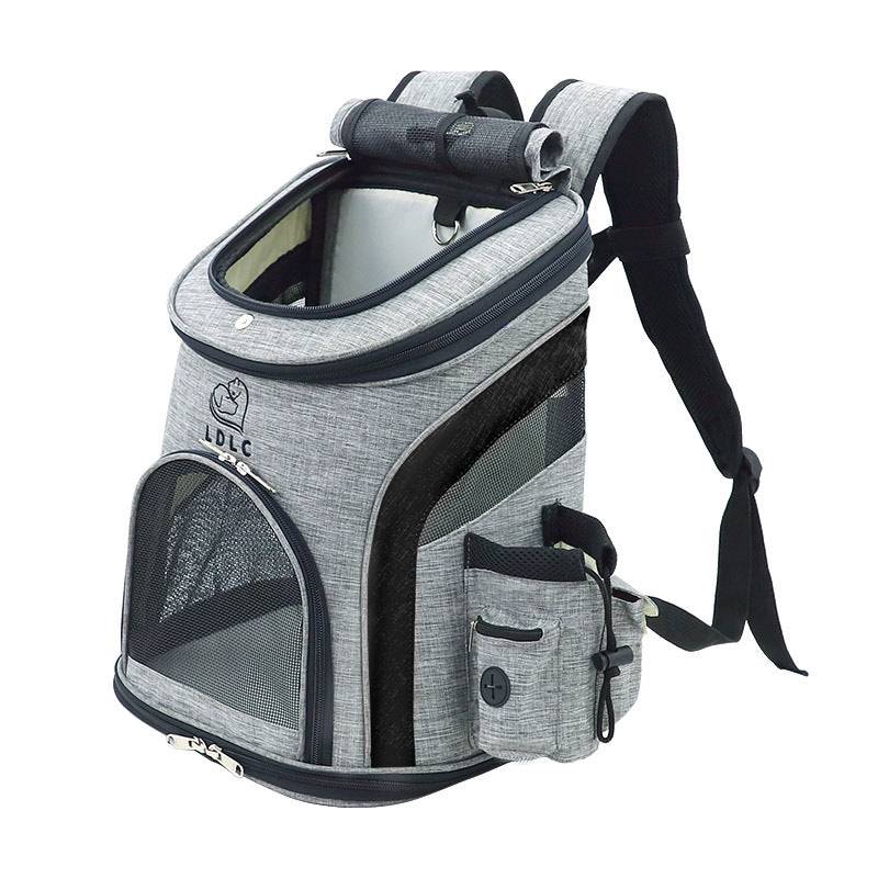 MaxandFriendsPets Portable Outdoor Pet Backpack for Small Pets
