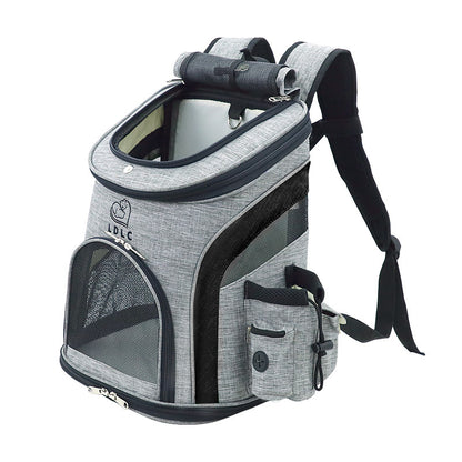 MaxandFriendsPets Portable Outdoor Pet Backpack for Small Pets
