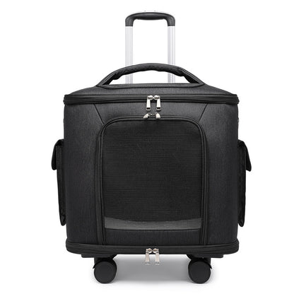 MaxandFriendsPets Portable Outdoor Large-Capacity Foldable Pet Trolley