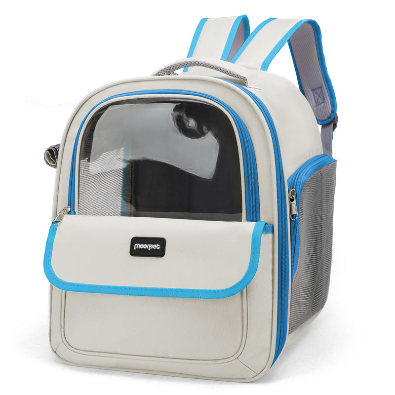 MaxandFriendsPets Cat Outdoor Portable Shoulder Breathable Pet Bag