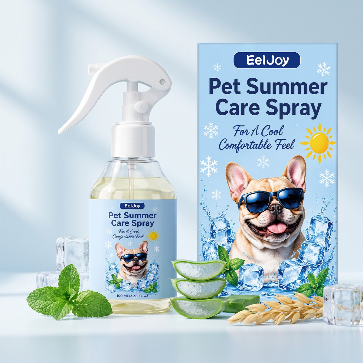 MaxandFriendsPets Pet Summer Care Spray for Dogs and Cats