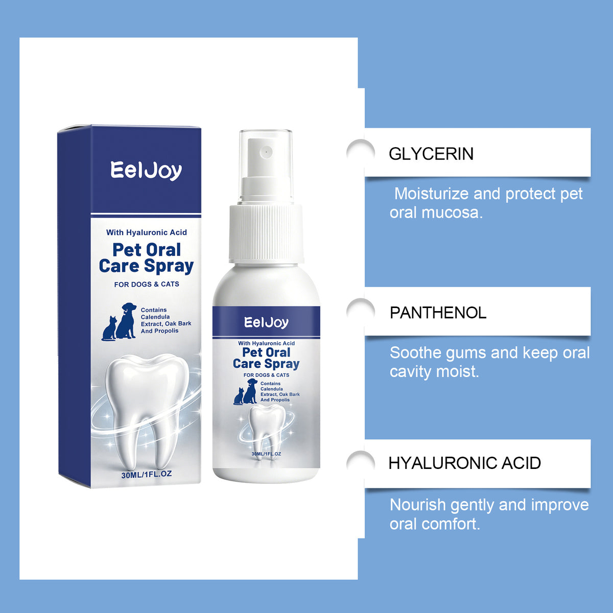 MaxandFriendsPets Pet Oral Care Spray for dogs and cats
