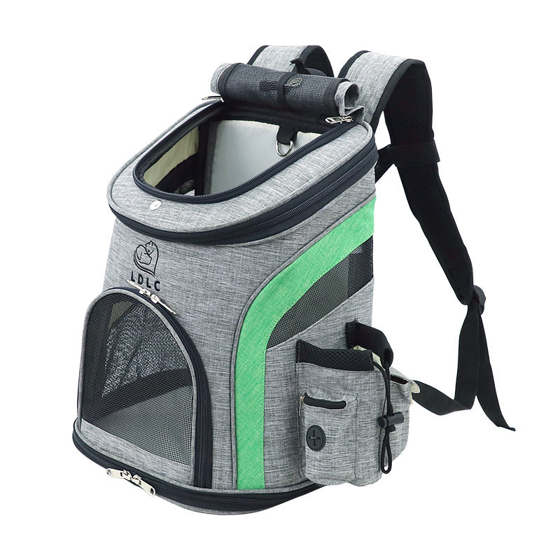 MaxandFriendsPets Portable Outdoor Pet Backpack for Small Pets