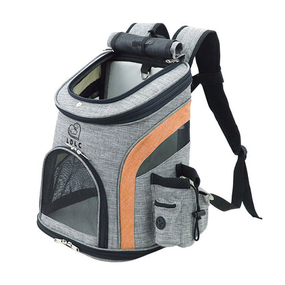 MaxandFriendsPets Portable Outdoor Pet Backpack for Small Pets