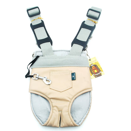 MaxandFriendsPets Adjustable Pet Chest Bag for Outdoor Travel