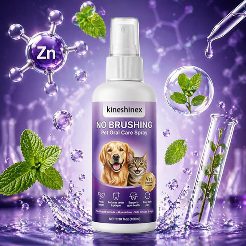MaxandFriendsPets Breath Oral Care Spray for dogs and cats