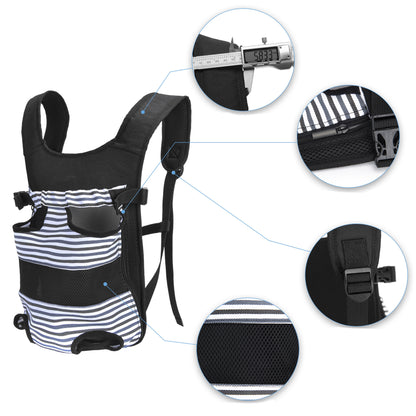 MaxandFriendsPets New Outdoor Portable Pet Backpack for small pets