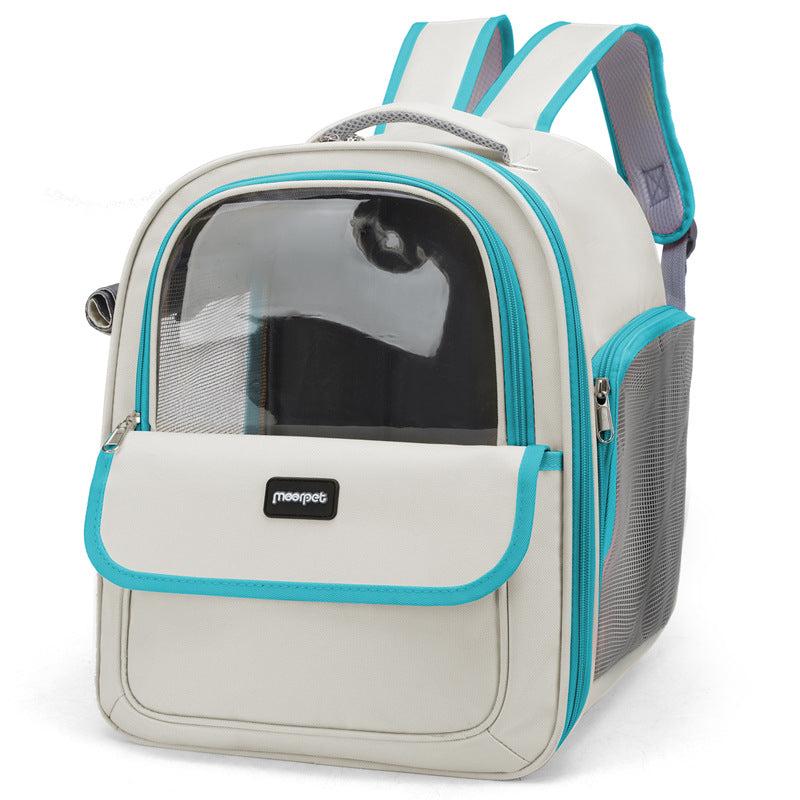 MaxandFriendsPets Cat Outdoor Portable Shoulder Breathable Pet Bag