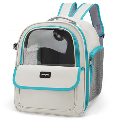 MaxandFriendsPets Cat Outdoor Portable Shoulder Breathable Pet Bag