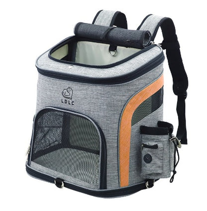 MaxandFriendsPets Portable Outdoor Pet Backpack for Small Pets