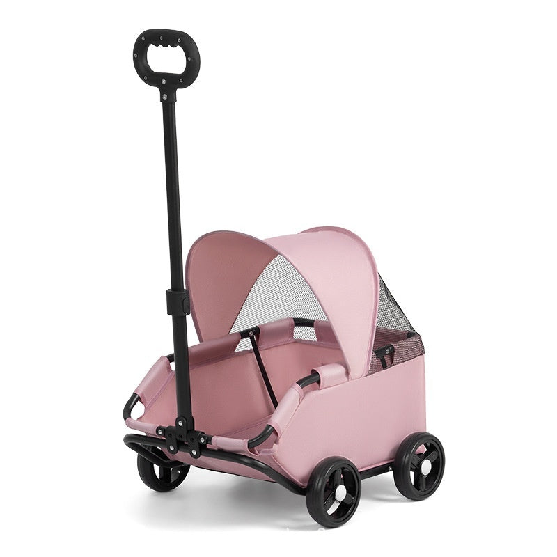 MaxandFriendsPets Small Pet Cart Portable Foldable Outdoor