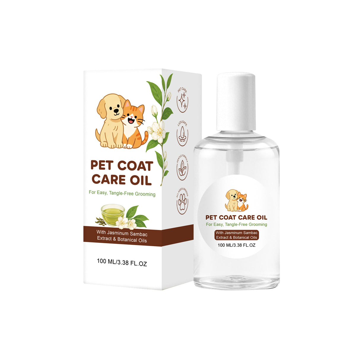 MaxandFriendsPets Pet Coat Care Oil for Dogs and Cats