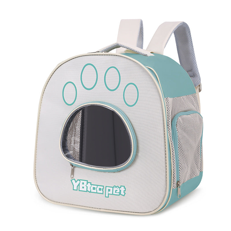 MaxandFriendsPets Portable Transparent Pet Carrier Bag for small pets