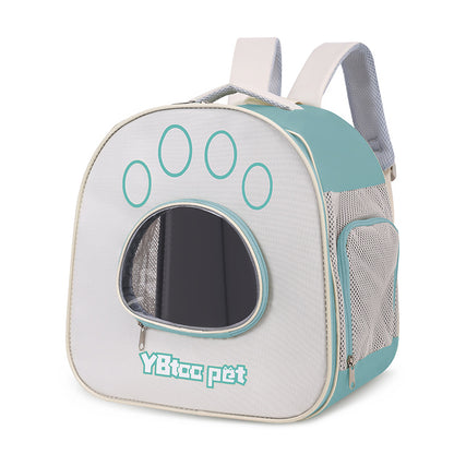 MaxandFriendsPets Portable Transparent Pet Carrier Bag for small pets