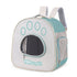 MaxandFriendsPets Portable Transparent Pet Carrier Bag for small pets