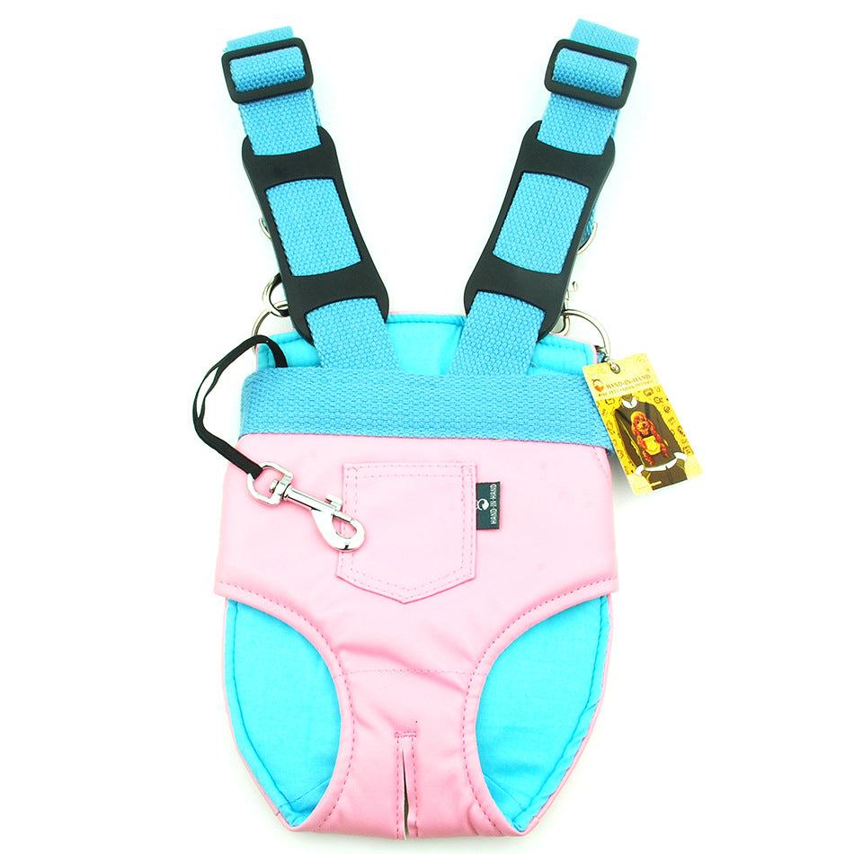 MaxandFriendsPets Adjustable Pet Chest Bag for Outdoor Travel
