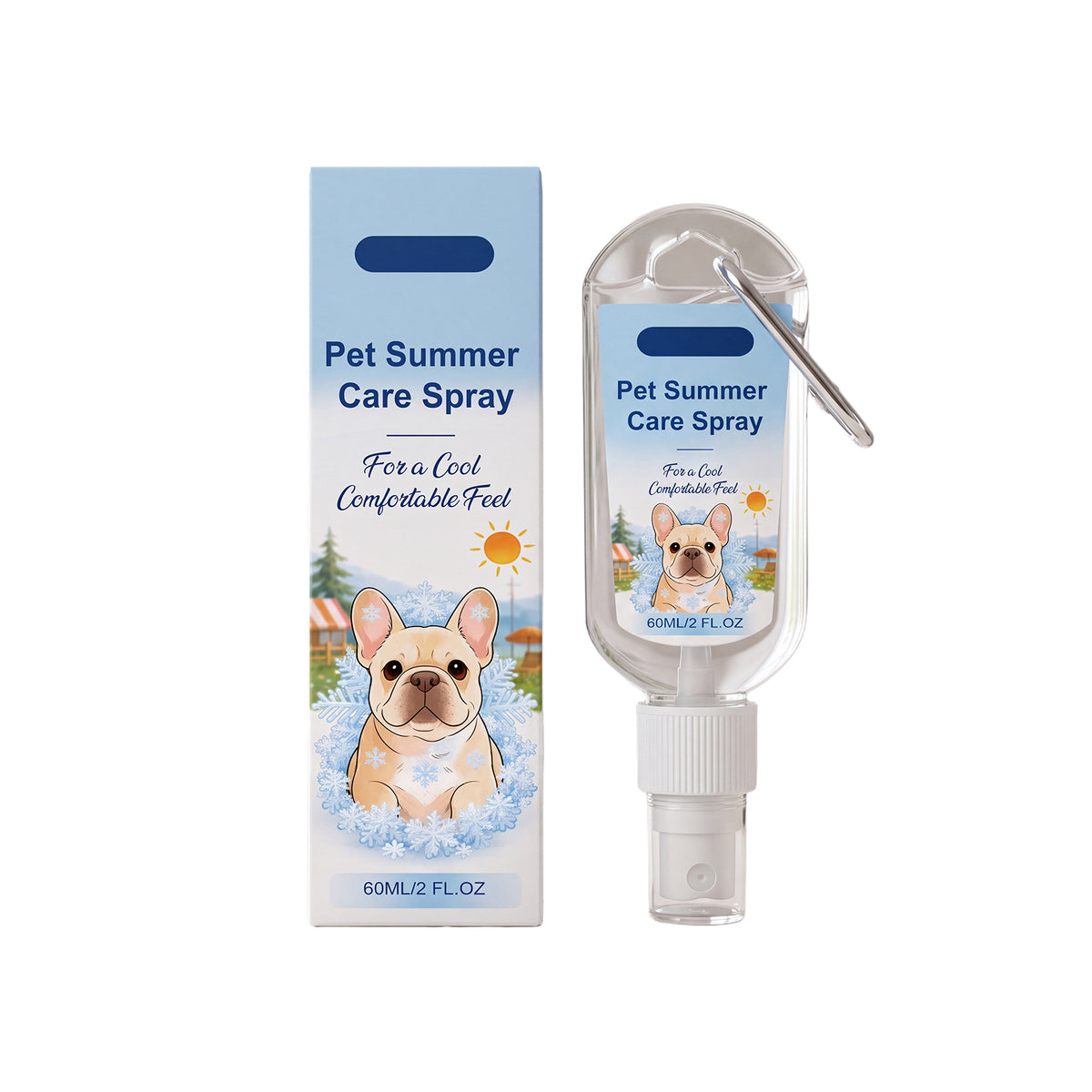 MaxandFriendsPets Pet Summer Care Spray for refreshing your pet during warm weather activities.