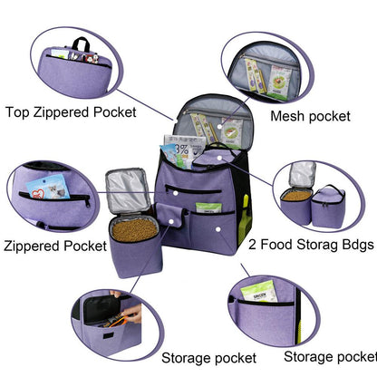 MaxandFriendsPets Multifunctional Pet Outdoor Travel Storage Bag
