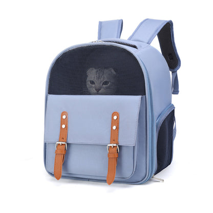 MaxandFriendsPets Outdoor Portable Breathable Pet Backpack
