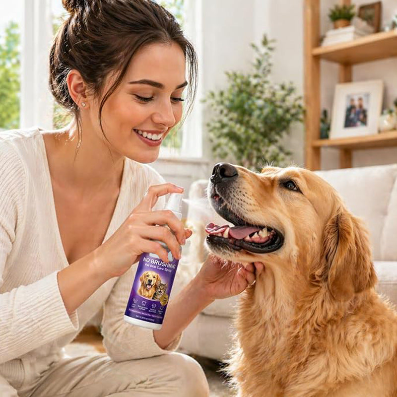MaxandFriendsPets Breath Oral Care Spray for dogs and cats